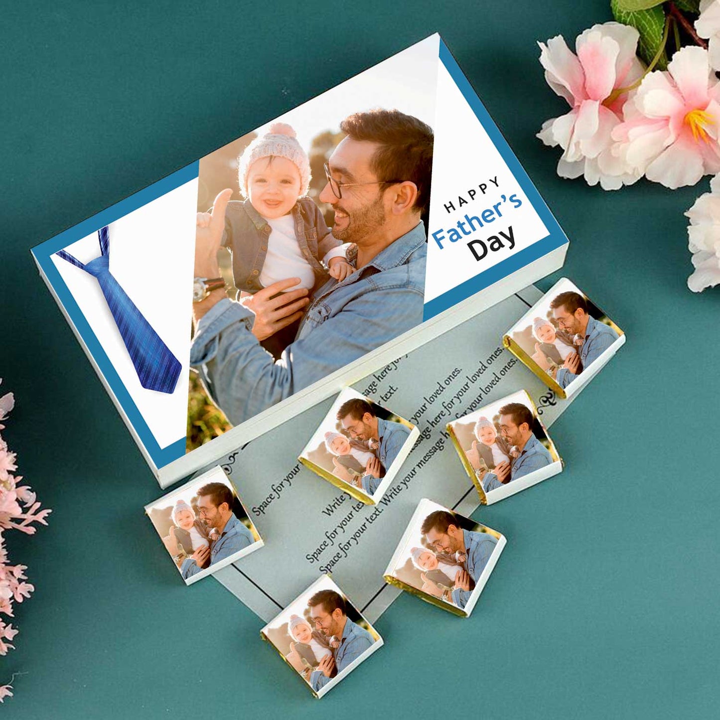 Awkward but attractive design printed customised chocolates gift