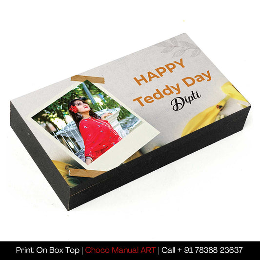 Buy online @399 Teddy Day Printed Box