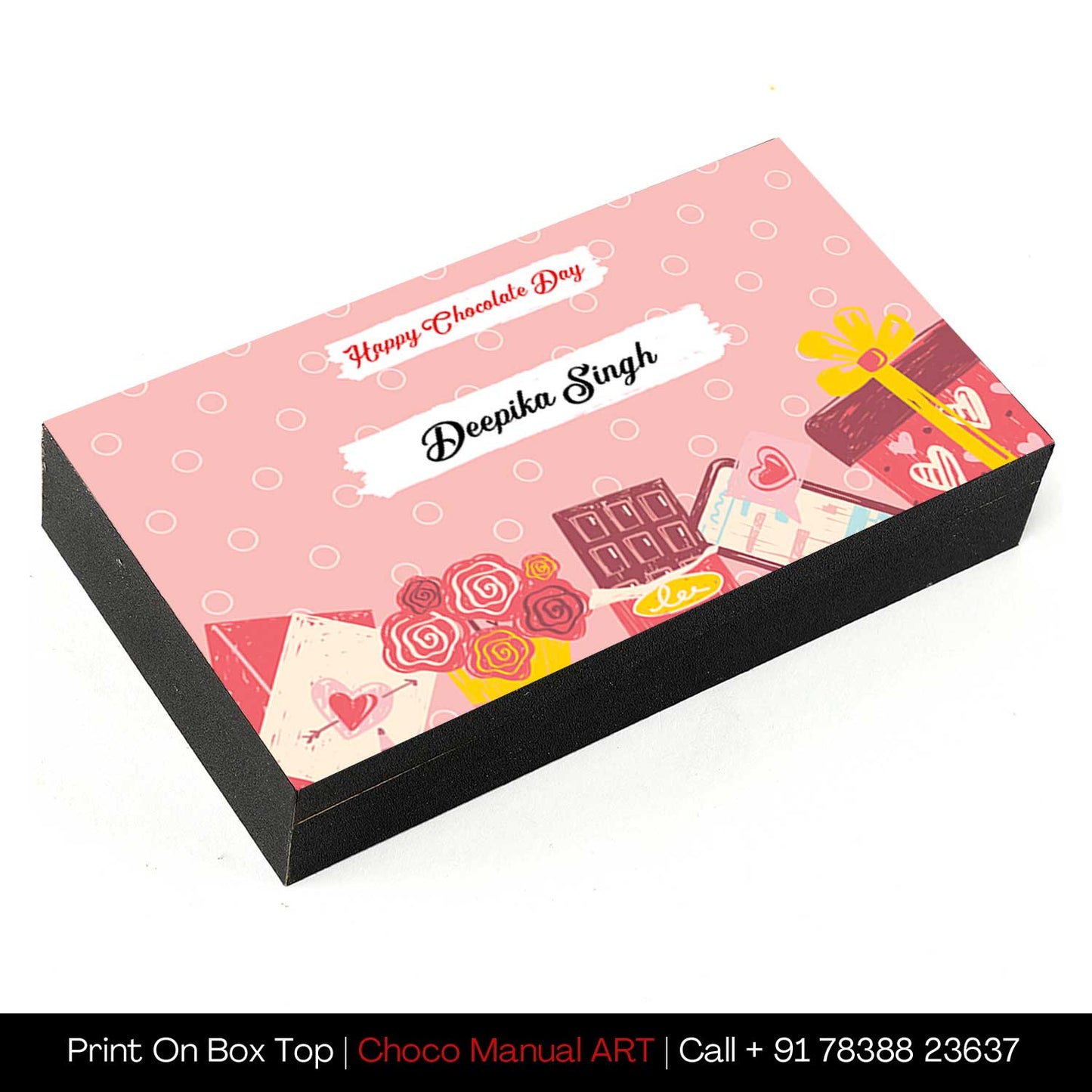Chocolate Day Printed Chocolate with name