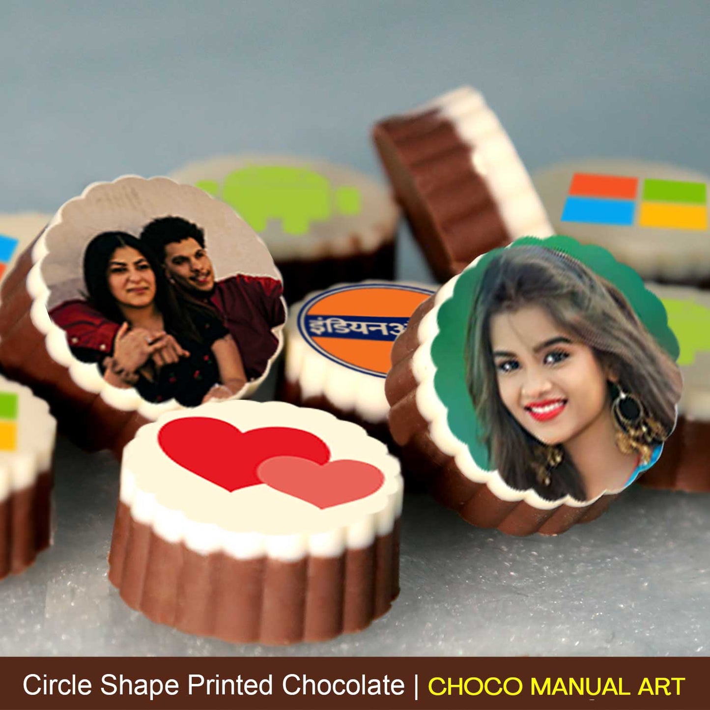 Personalized Chocolate Day chocolate Print n chocolate