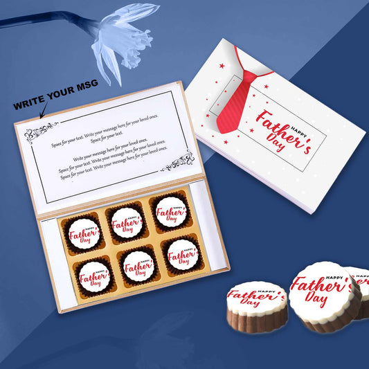 Vibrant design chocolates box for Father's day