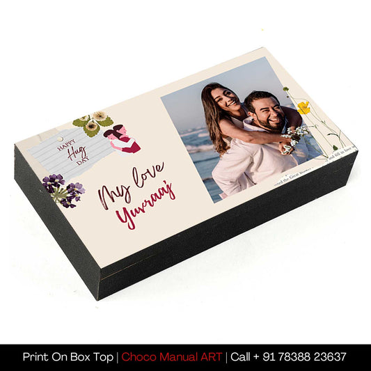 Chocolate gift with printed Box I Buy at Choco ManualART