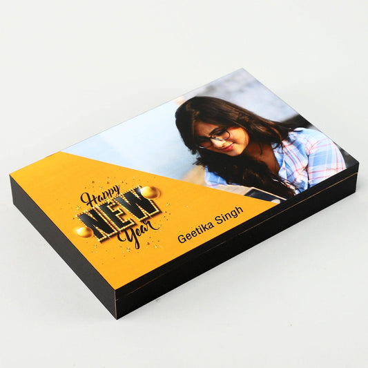 Buy New Year Chocolate Gift Box with Personalised Message - Choco Manual ART