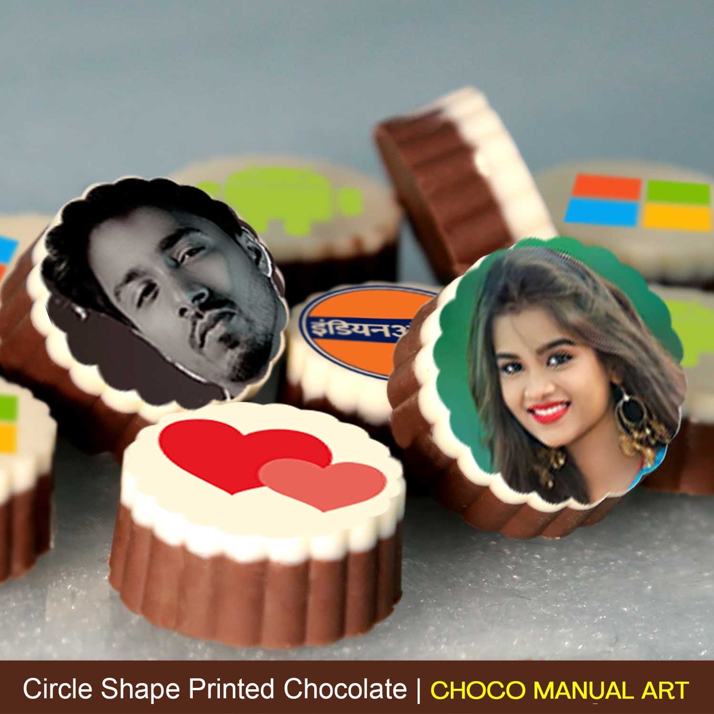 Customised Printed Chocolate gift for Chocolate Day Online