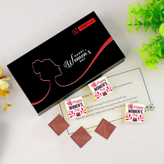 printed wrapped chocolates women's day gift