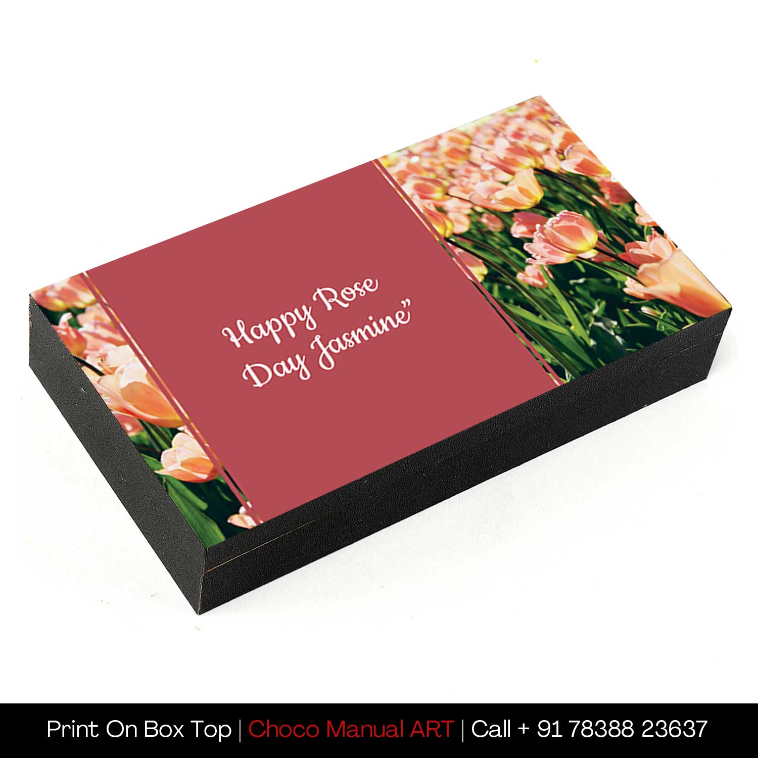 Best Rose Day image/name printed gift for friend