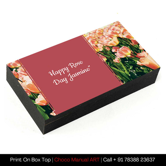Best Rose Day image/name Print box