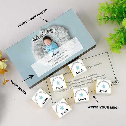 Baby birth announcement gifts india. Unique baby announcement gifts. Baby boy announcement gift ideas. Baby boy announcement gift.