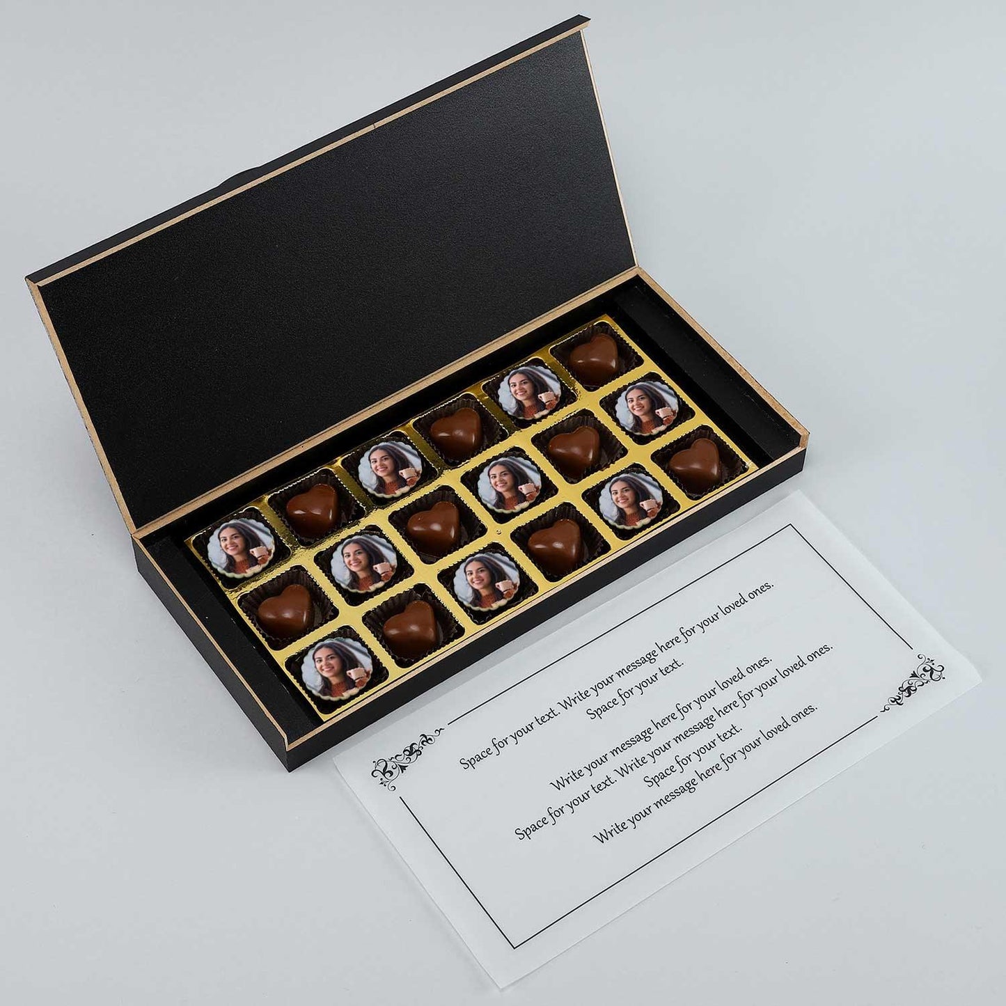 Valentine's Day Love You Customised Chocolate Box - Choco Manual ART