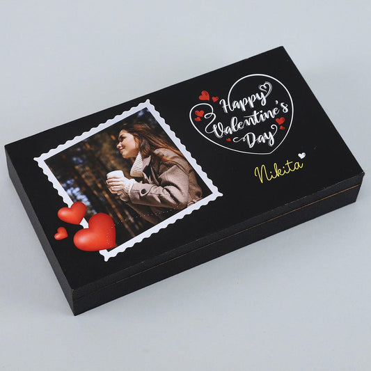 Valentine's Day Theme Personalised Chocolate Box - Choco Manual ART