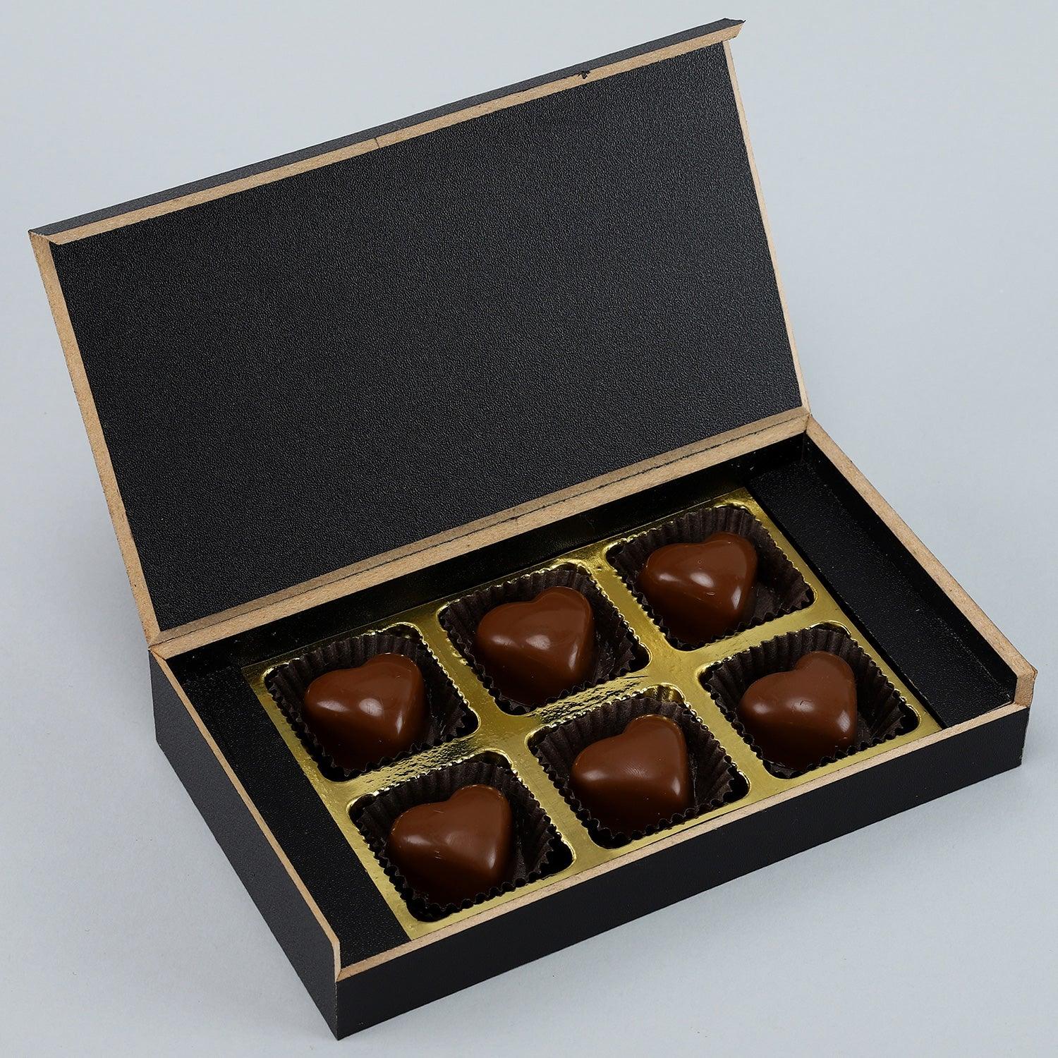 Heart Full Of Roses Printed Chocolate Box - Choco Manual ART