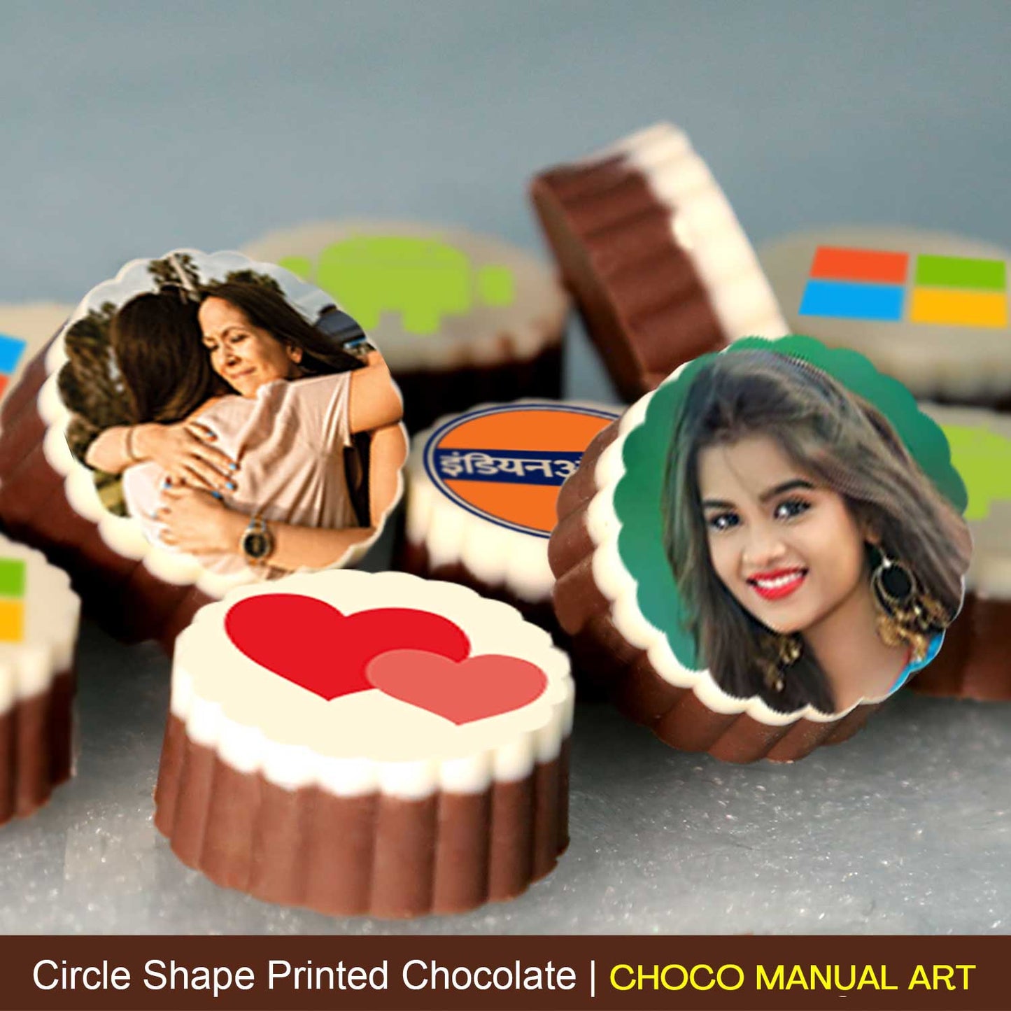 Hug Day Printed chocolate gift box