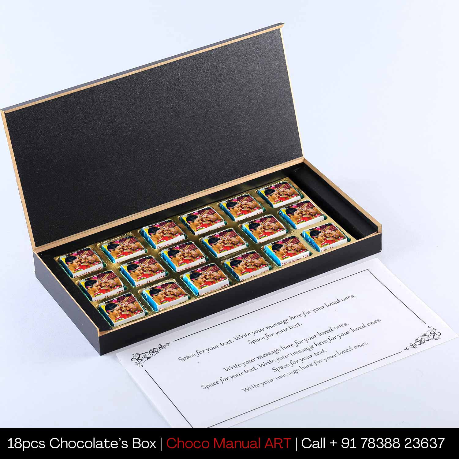 Customizable unique and premium personalised chocolate gifts For Wedding Anniversary