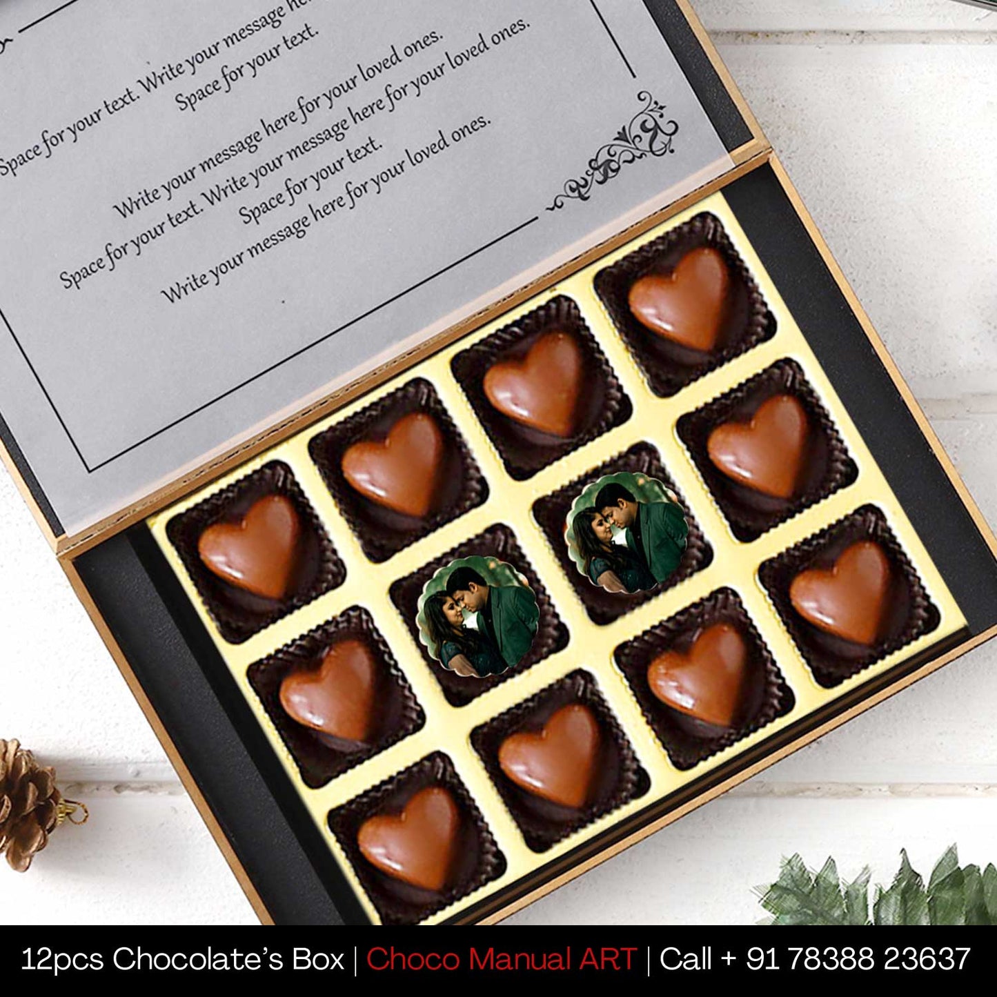 chocolates Special gift with Heart Shape