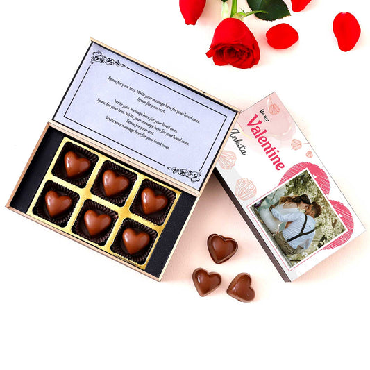 Be My Rose Valentine Personalised Chocolate Box