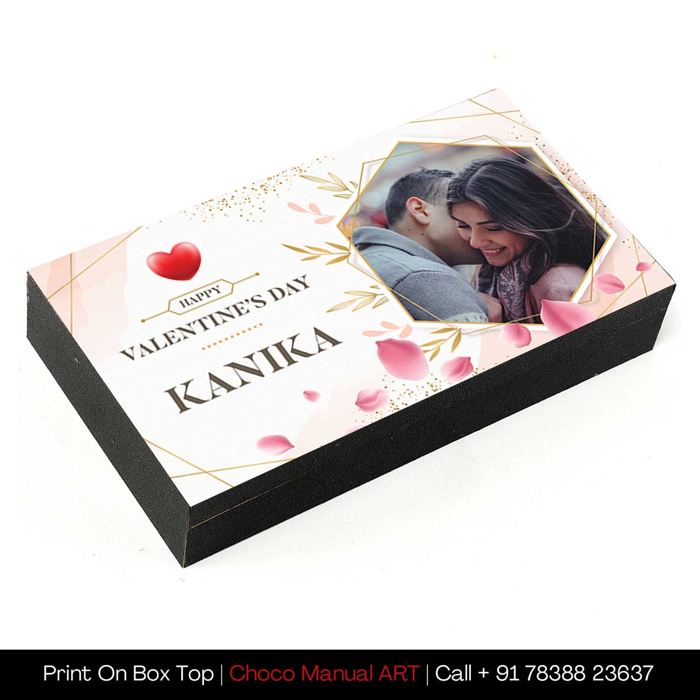 Personalised Heart Chocolate gift Box