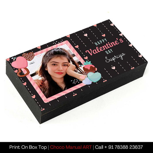 Valentine Greetings Personalised Chocolate Box