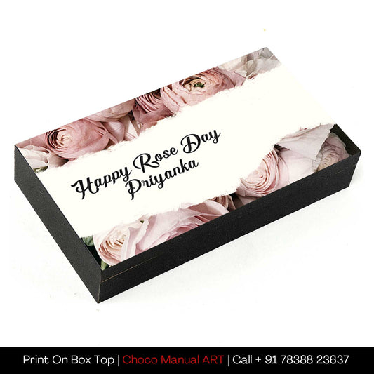 Rose Day Personalised Chocolate gift