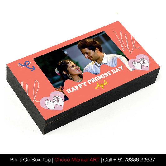 Unique Promise Day Customised Chocolate gift