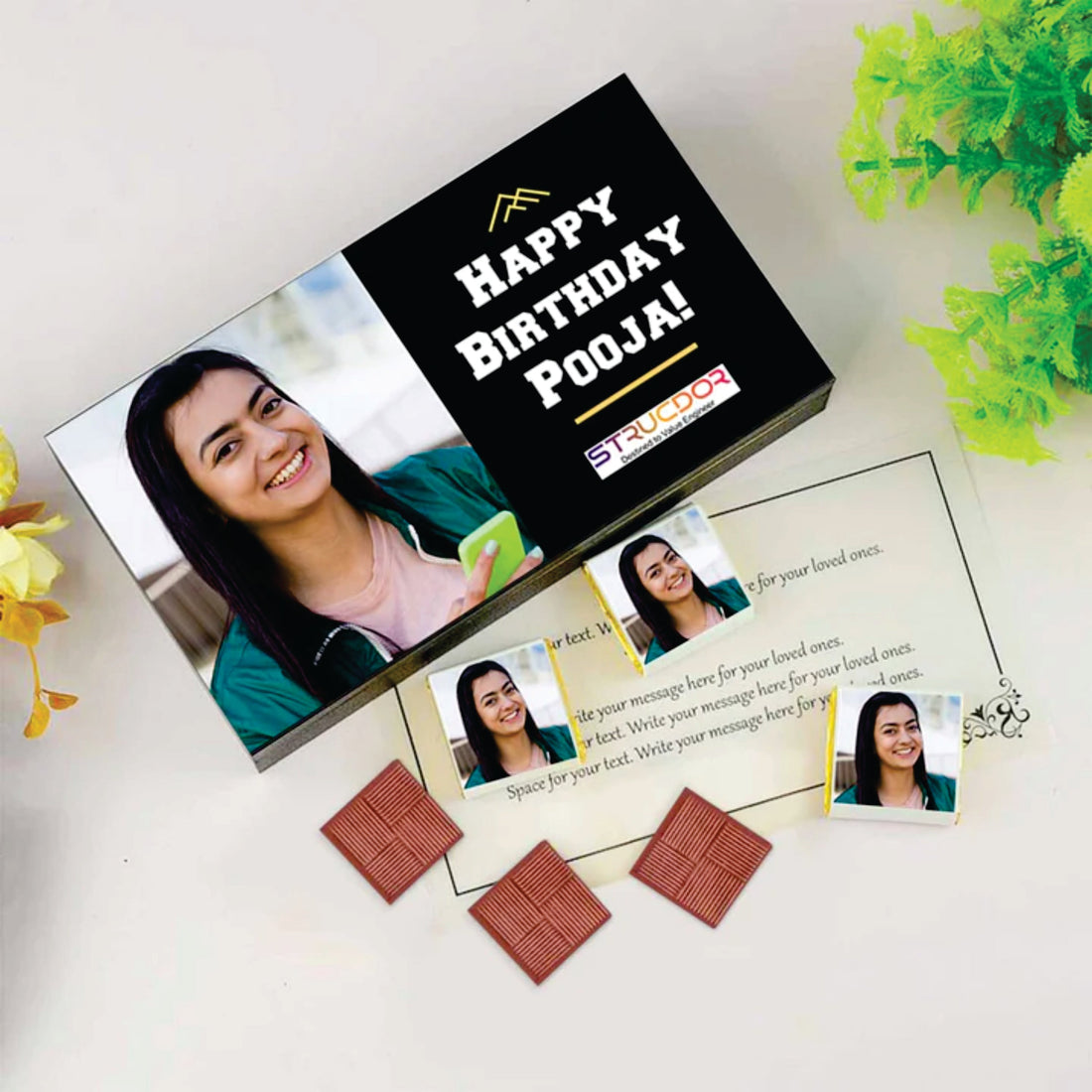 Sweet and Personal: Celebrating Employees' Birthdays with Customized Wooden Chocolate Gift Boxes