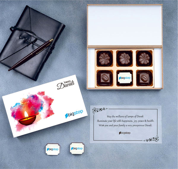 "Sweeten Your Corporate Diwali Gifts with Logo-Printed Chocolates from Choco ManualART"