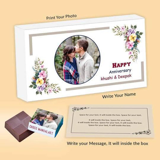 Gift Custom-Printed Chocolates as Best Anniversary Gift - Choco Manual ART
