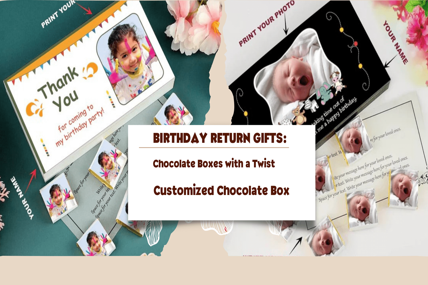 Unique Birthday Return Gifts: Chocolate Boxes with a Twist