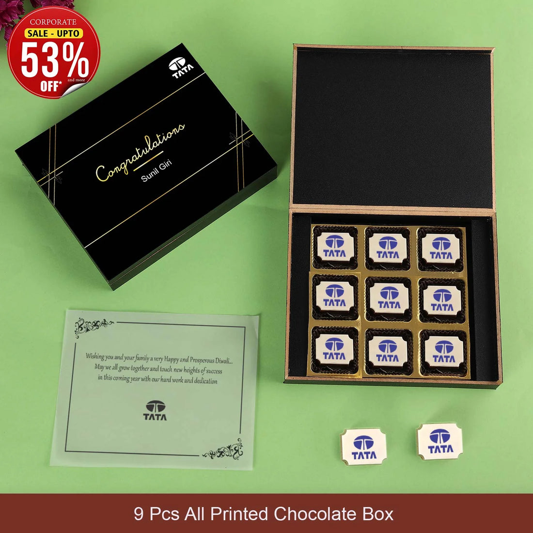 Elevate Your Corporate Presence with ChocoManualART's Customised and Logo-Printed Corporate Chocolates