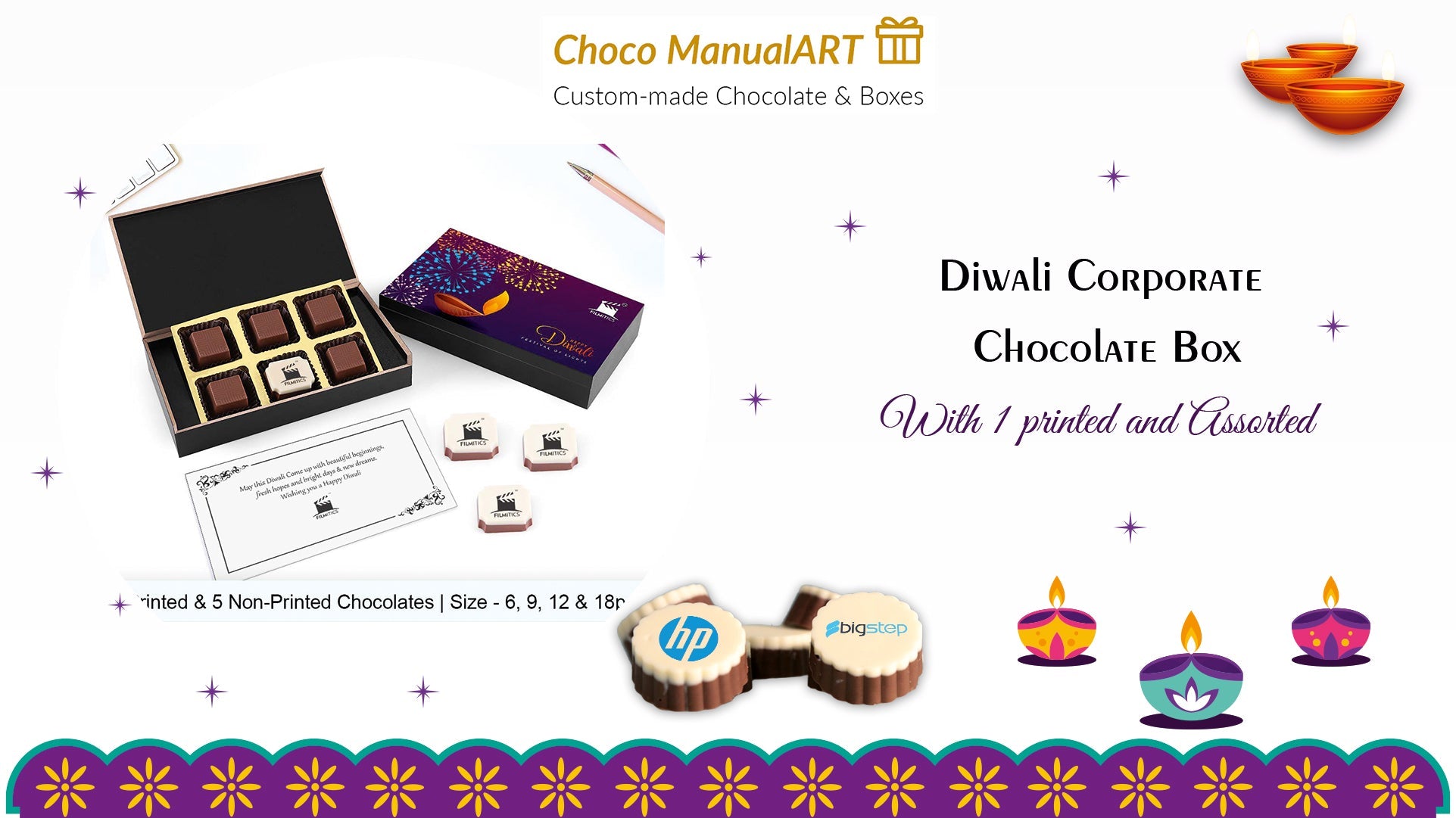 Elevate Your Diwali Gifting with Personalized Corporate Gift Hampers from Choco ManualART
