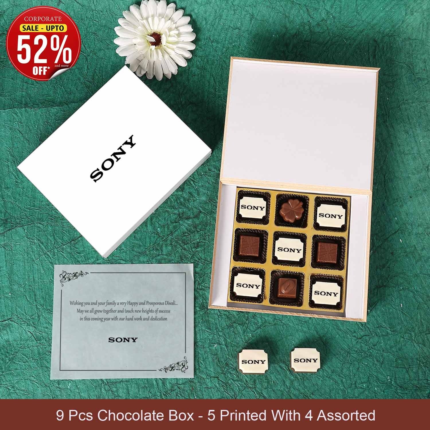 Elevate Your Brand with Custom Logo Print Chocolate Gift Boxes