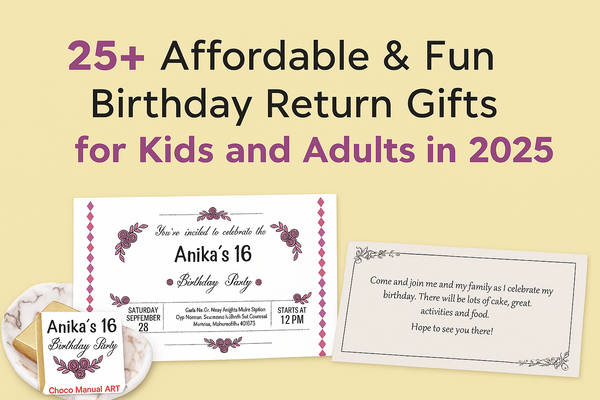 25+ Affordable & Fun Birthday Return Gifts for Kids and Adults in 2025