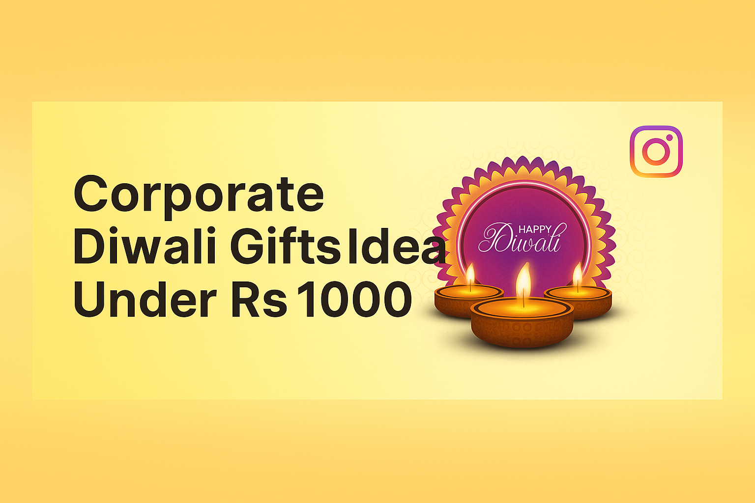 Top Corporate Diwali Gift Ideas Under ₹1000 | Choco ManualART