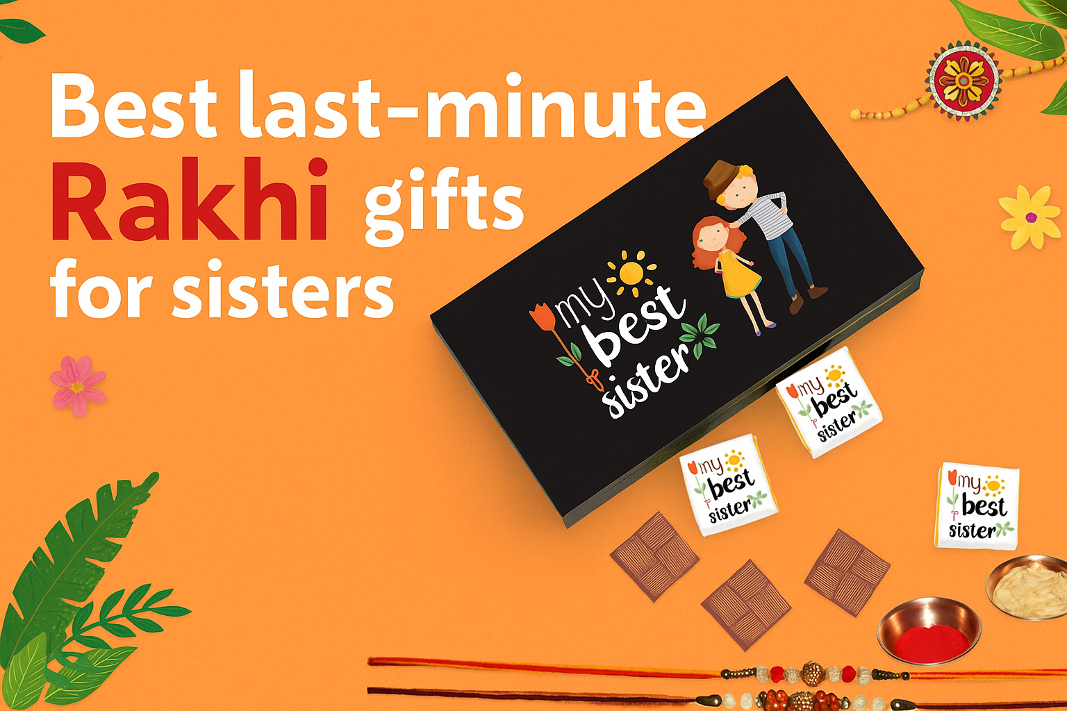 Best Last-Minute Rakhi Gifts For Sisters : 12 Sweet & Thoughtful Ideas