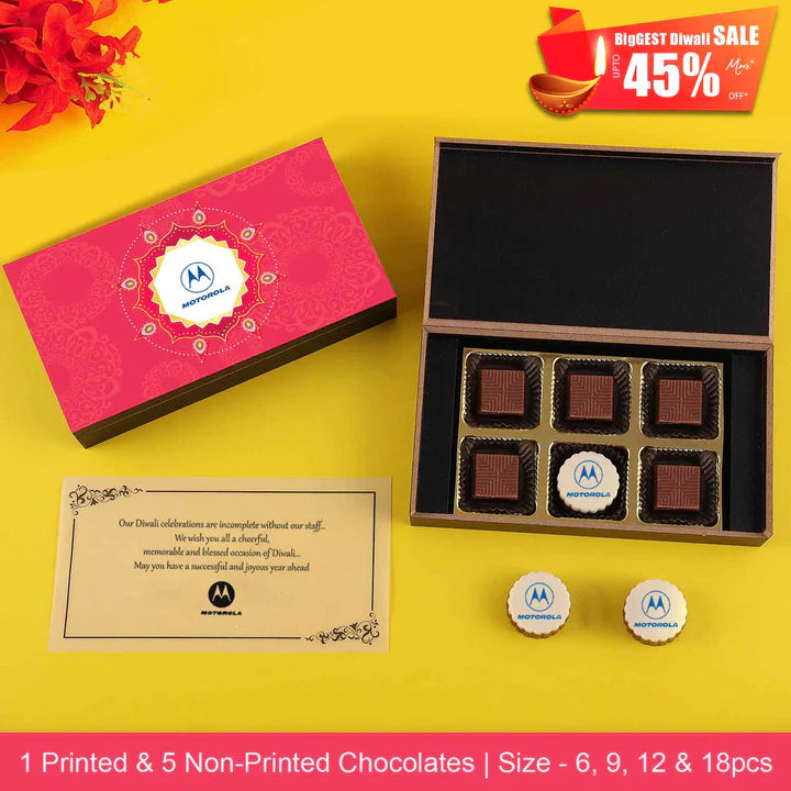 Celebrate Diwali with Delight: Customized Chocolate Gift Packs &amp; Corporate Chocolate Hampers