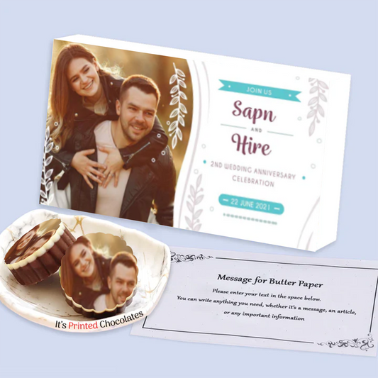 Botanical theme Personalised Anniversary invitation