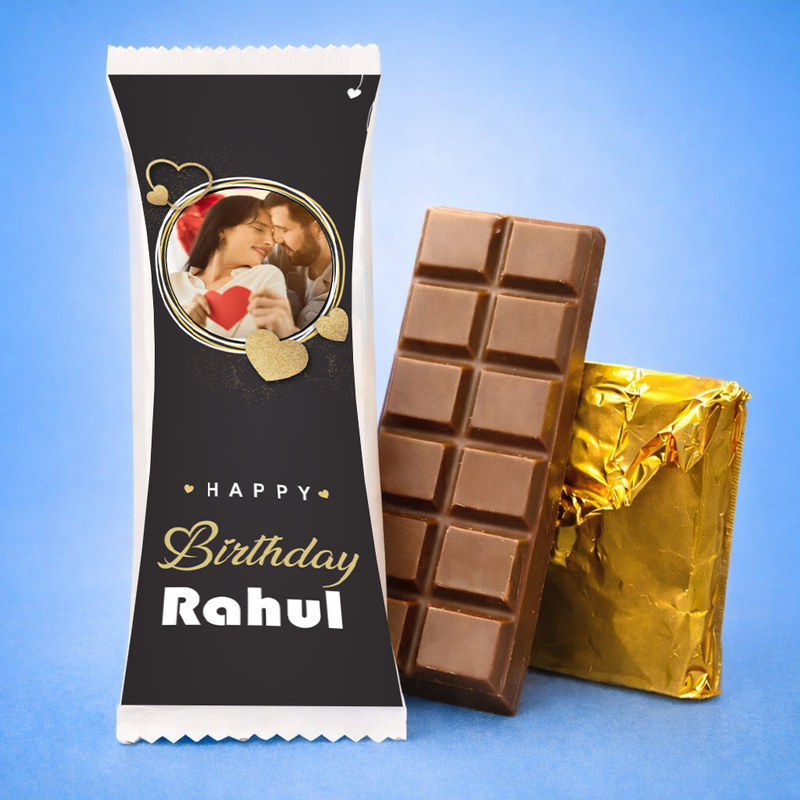 Special Occasion Photo Printed Handmade Chocolate Bar