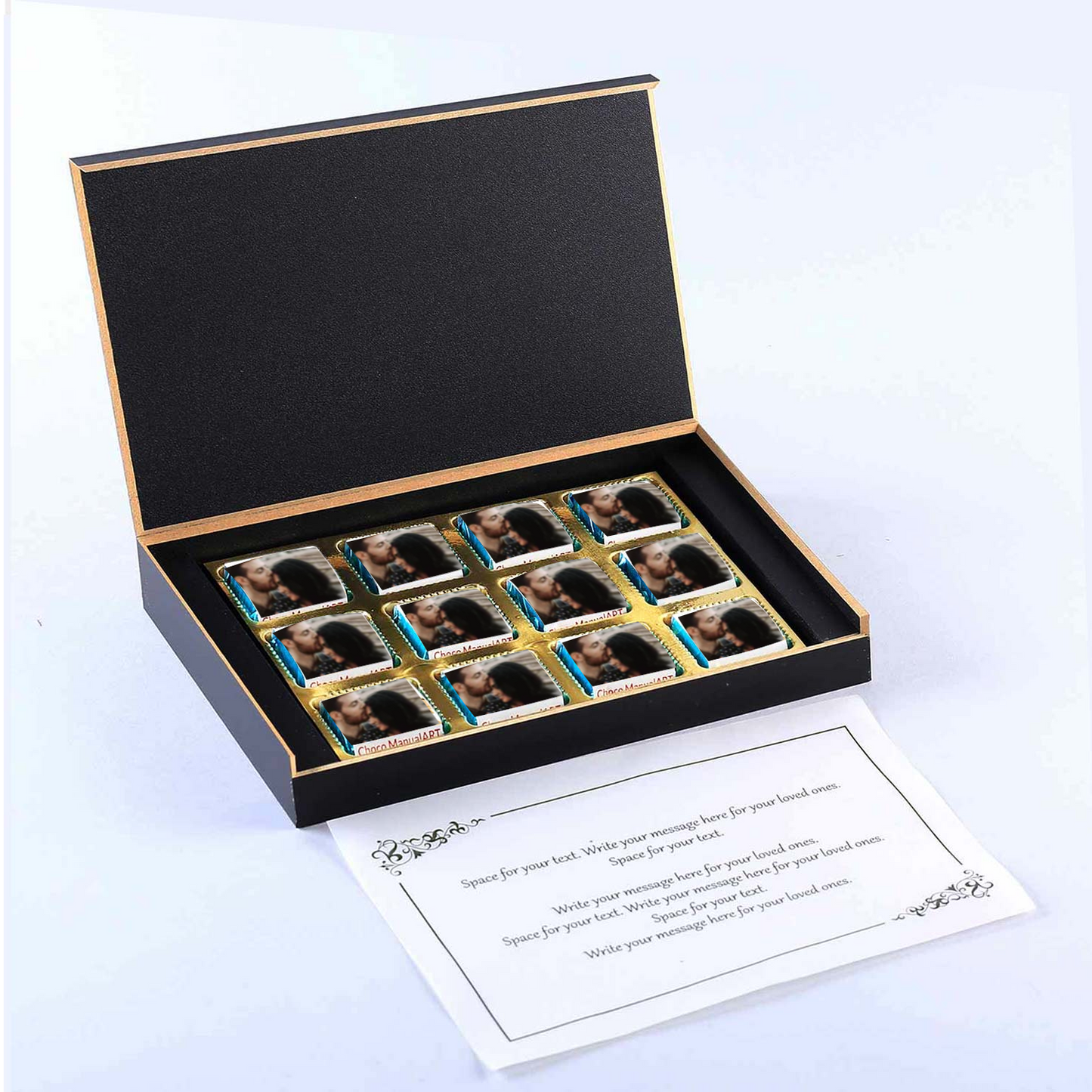 Cherry blossom names Printed Chocolates Anniversary Invite