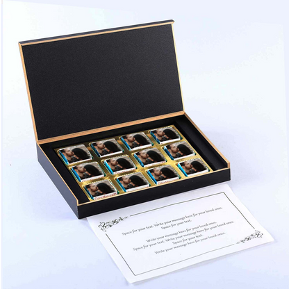 Cherry blossom names Printed Chocolates Anniversary Invite