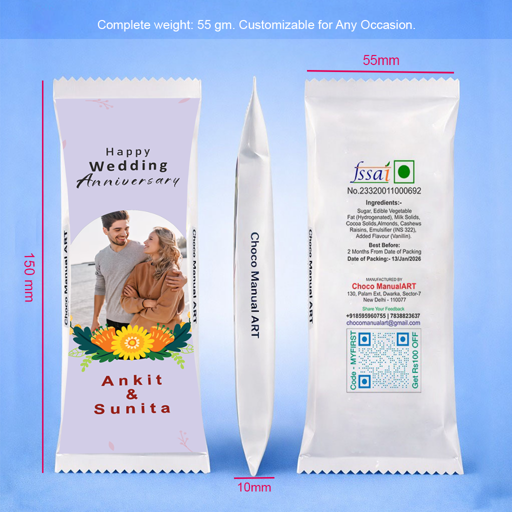 Premium Handmade Chocolate with Personalized Image