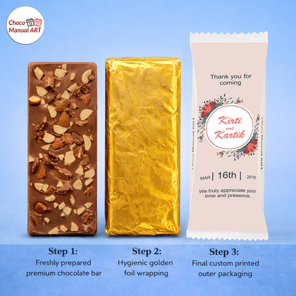 Exclusive Personalized Chocolate Bar with Photo Print