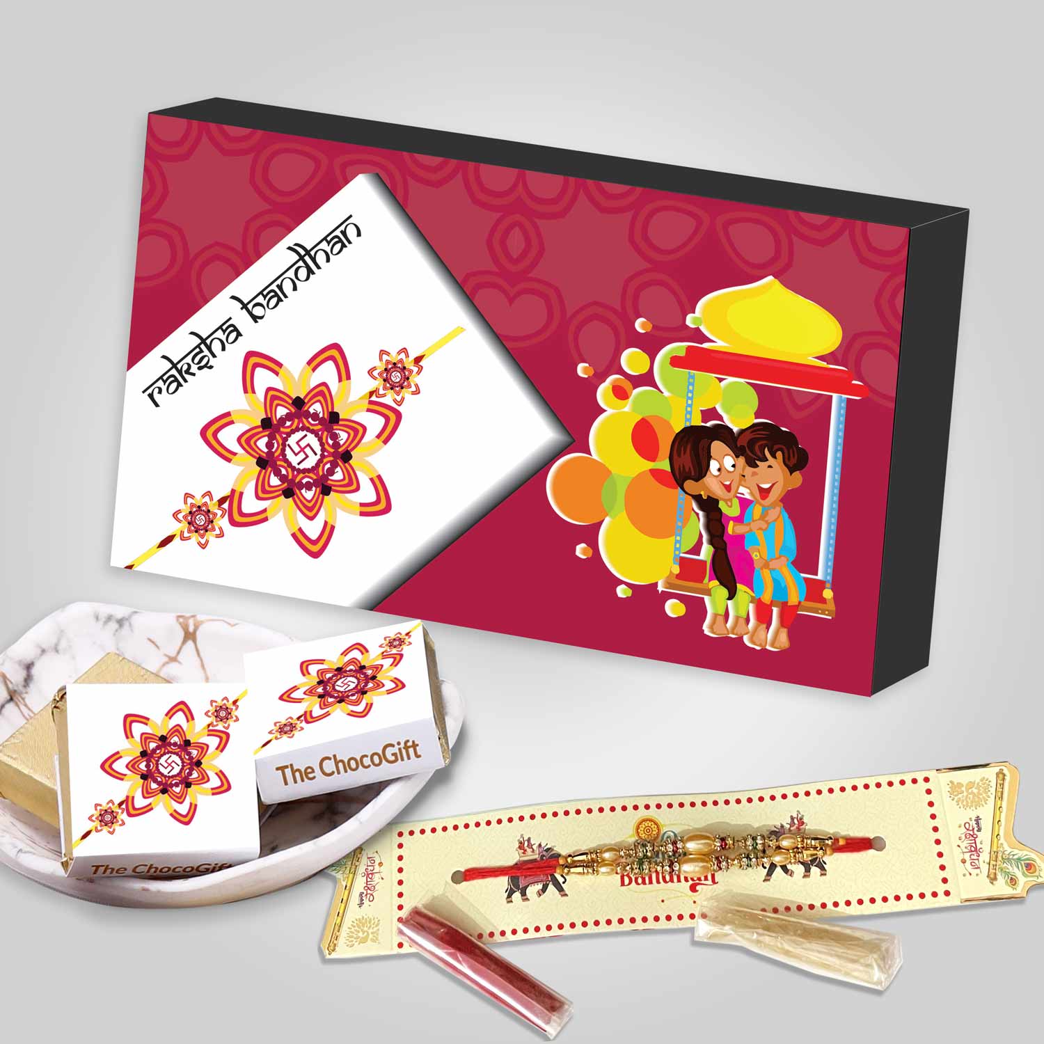 Incredible Raksha Bandhan Customized Rakhi Gift