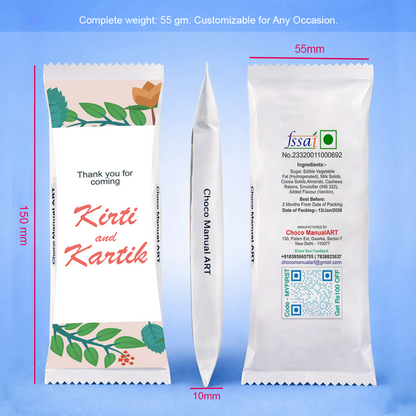 Premium Customized Chocolate Bar for Loved Ones