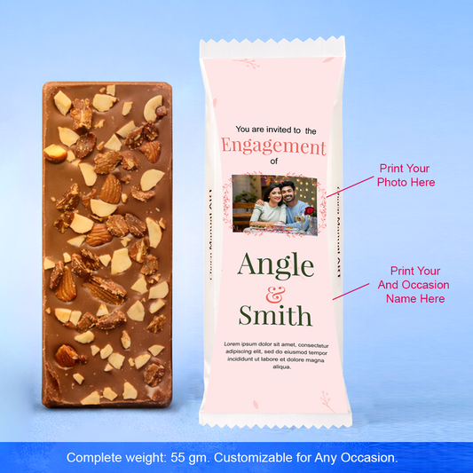 Custom Photo Printed Chocolate Bar – Luxury Edition
