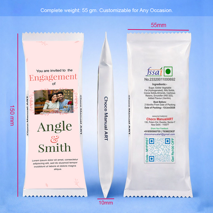 Custom Photo Printed Chocolate Bar – Luxury Edition