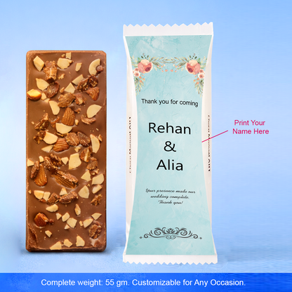 Personalized Photo Chocolate Bar for Special Gifting