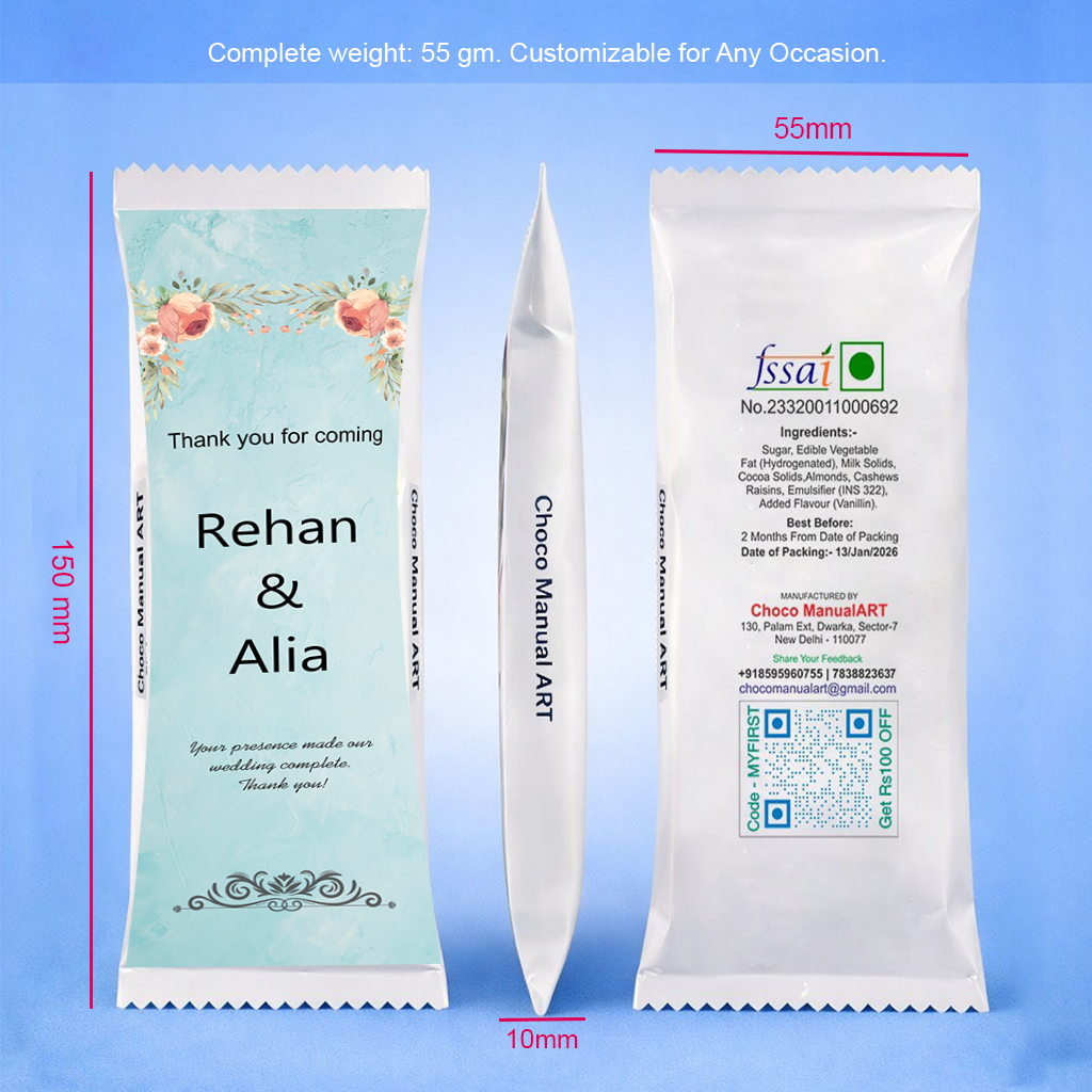 Personalized Photo Chocolate Bar for Special Gifting