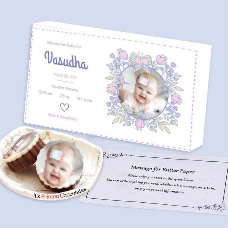 Introducing baby boy Star printed chocolate gift