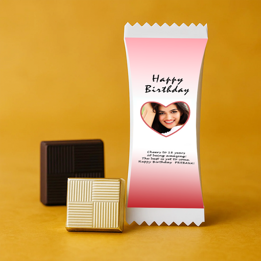 Personalized Wedding Invitation Chocolate Bar (25 pcs to 100 pcs)