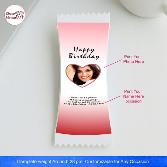 Personalized Wedding Invitation Chocolate Bar (25 pcs to 100 pcs)