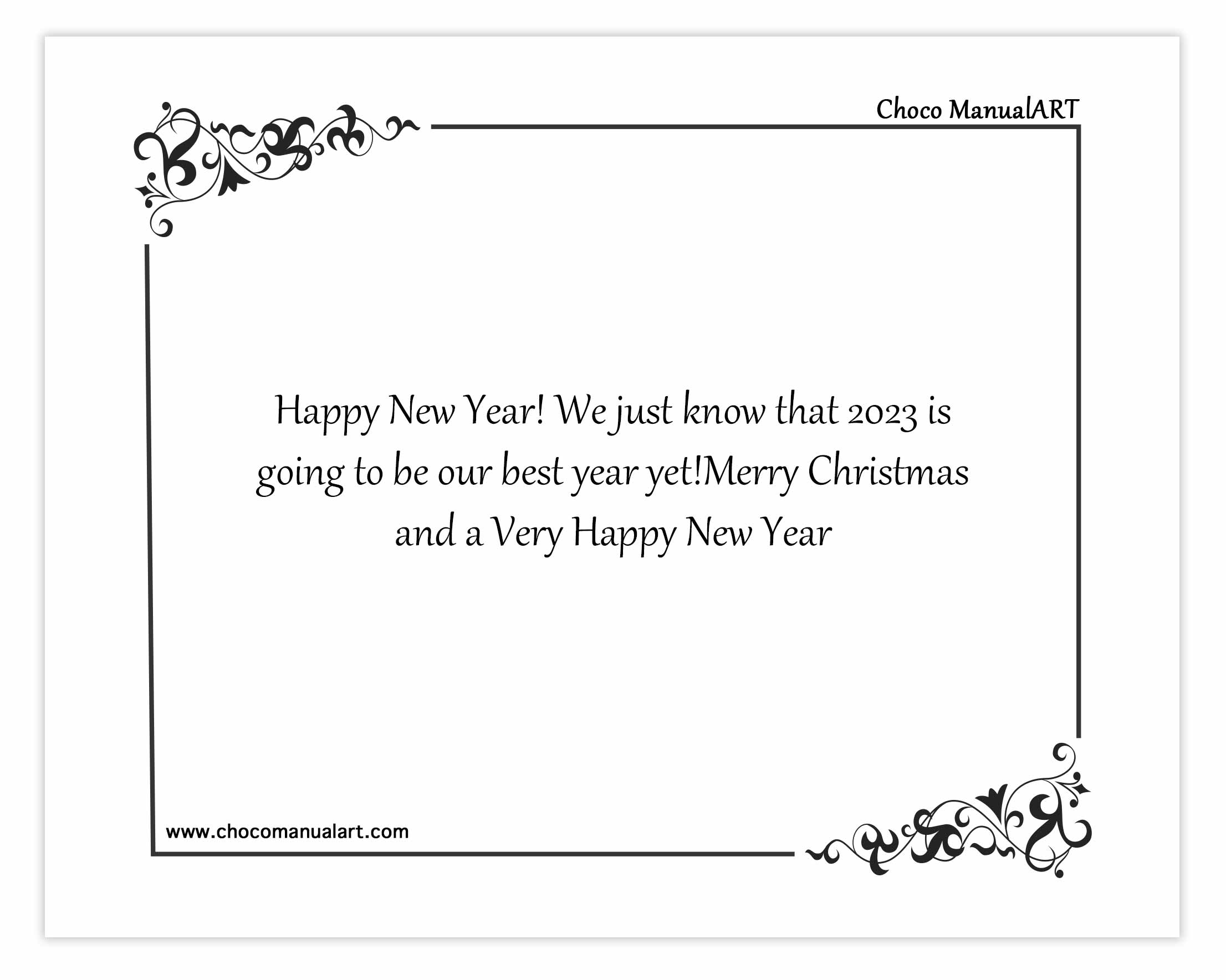 Happy New Year! We just know that 2023 is going to be our best year yet! Merry Christmas and a Very Happy New Year